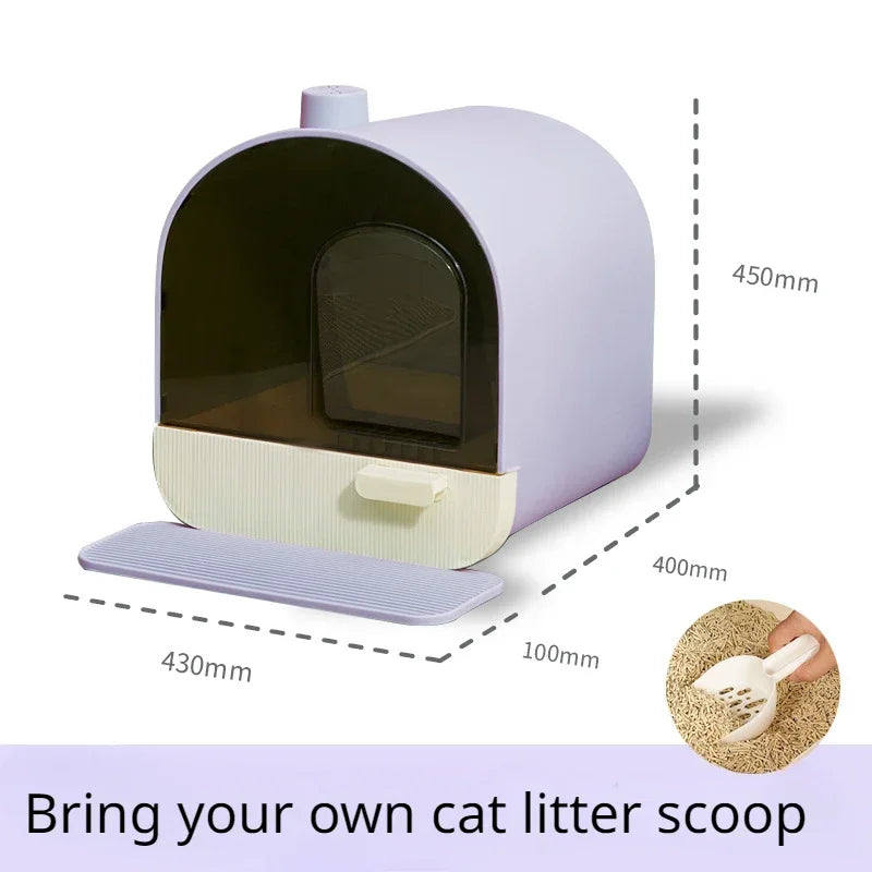 Cat Litter Boxes Totally Enclosed