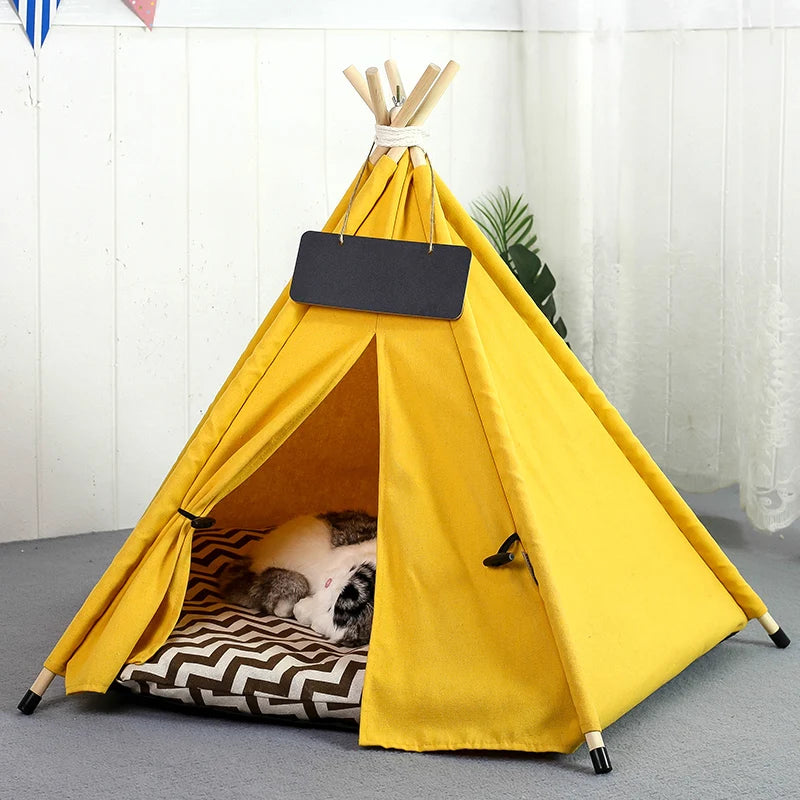 Pet Teepee Dog Cat Bed Tent