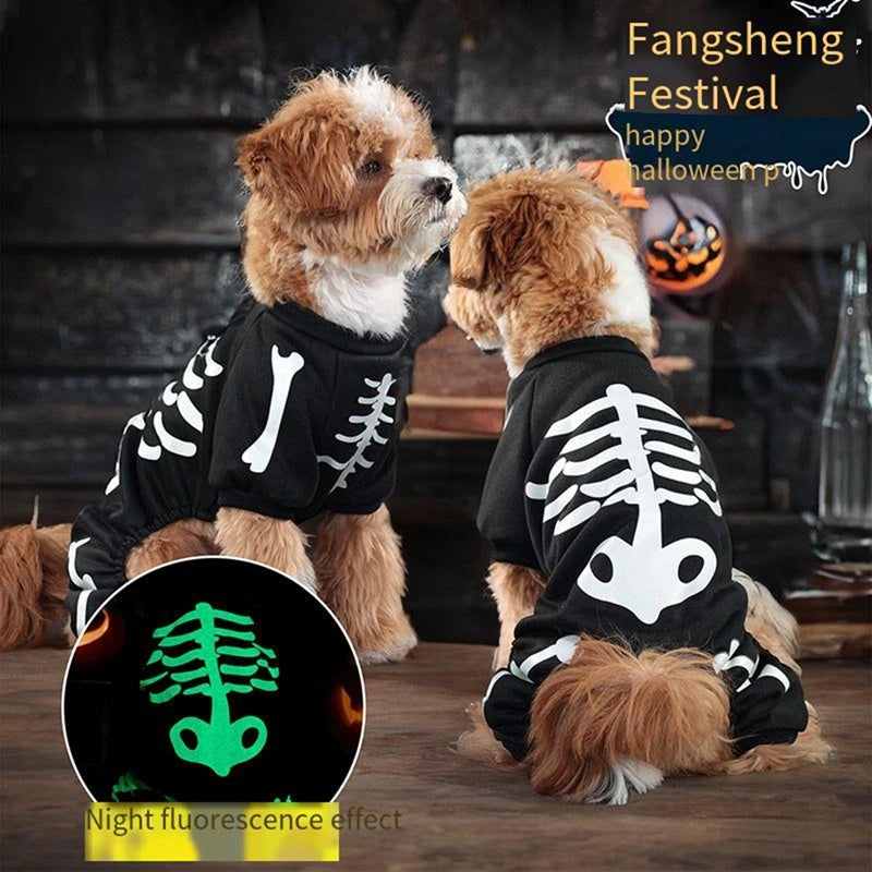 Halloween Dog Costume Night Light Bust Adjusted Soft Fun