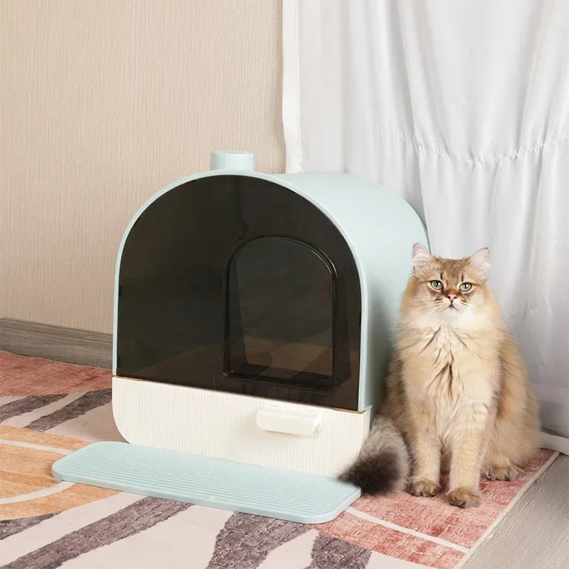 Cat Litter Boxes Totally Enclosed