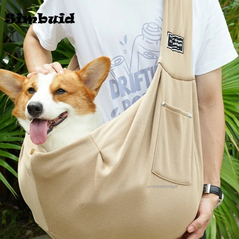 Comfortable Dog Bag Pet Out Crossbody Shoulder Bag