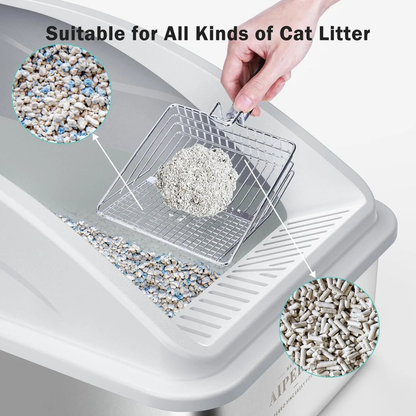 US Stainless Steel Litter Box