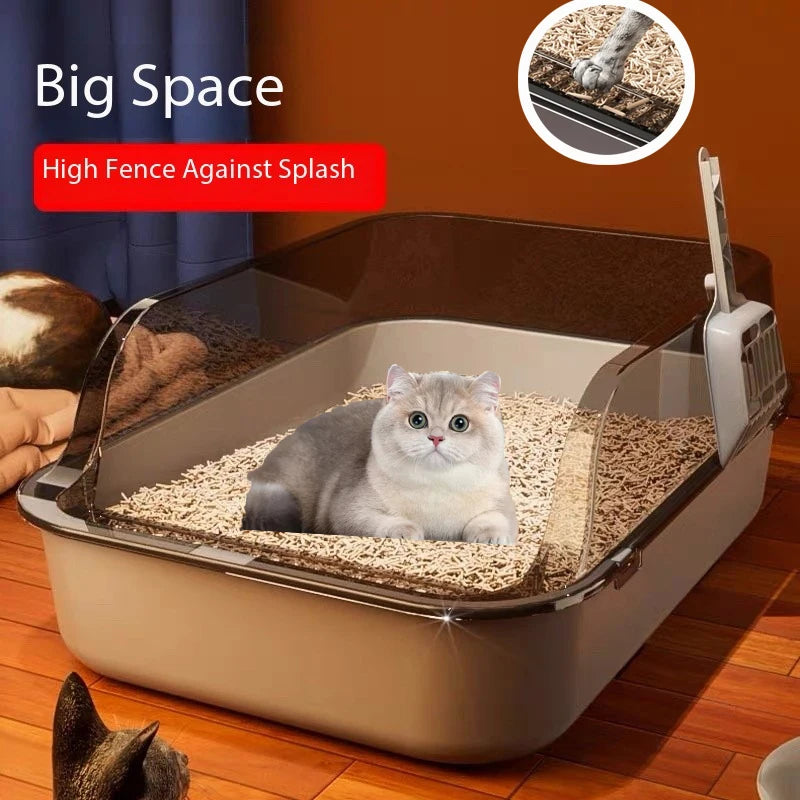 Cat Litter Box Semi-enclosed