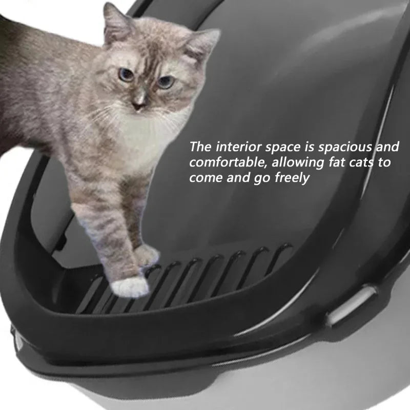 Cat Litter Box Semi-enclosed