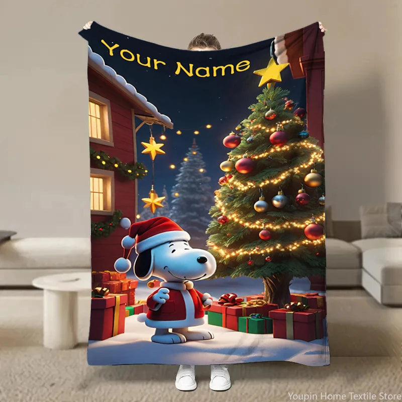 Personalized Blanket Snoopy