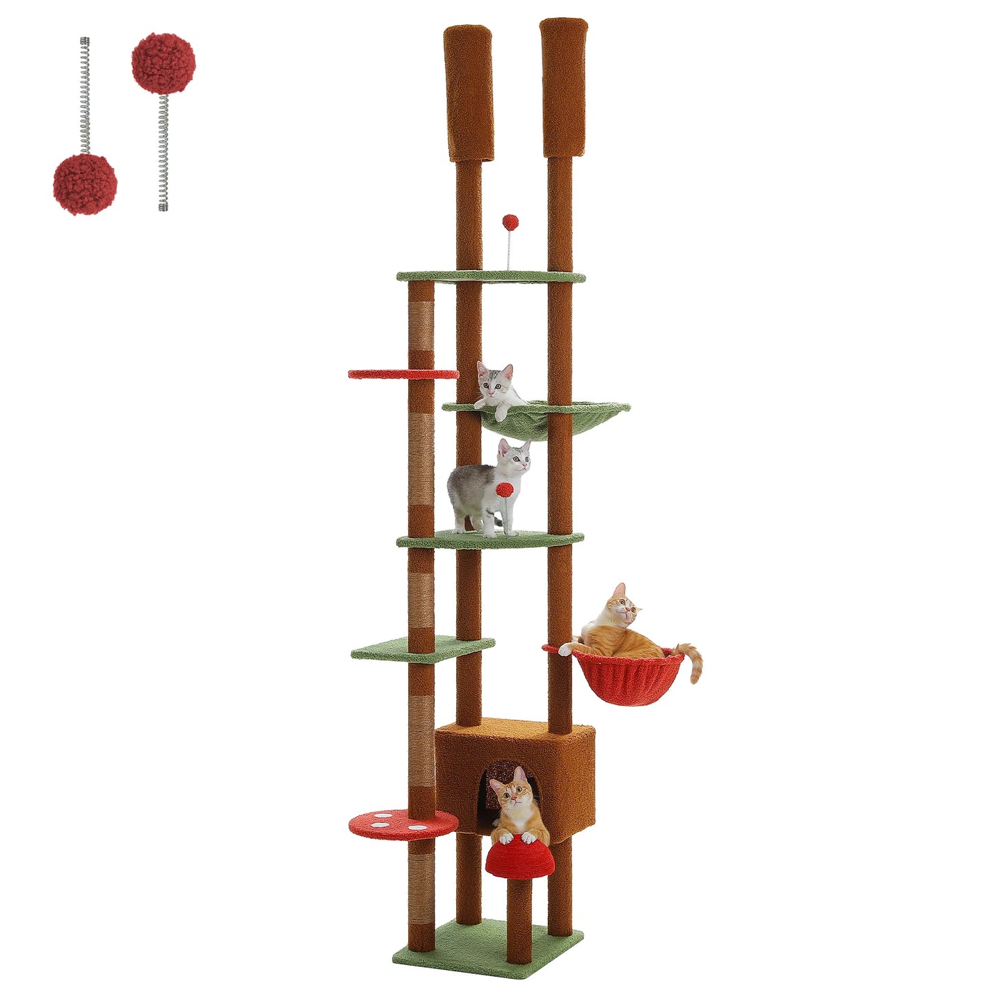 Adjustable Tall Cat Tree Tower