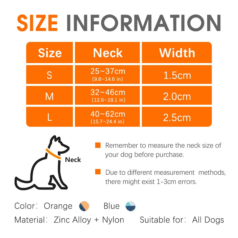 Dog Collar Adjustable Soft Nylon Pet Collar Heavy Duty