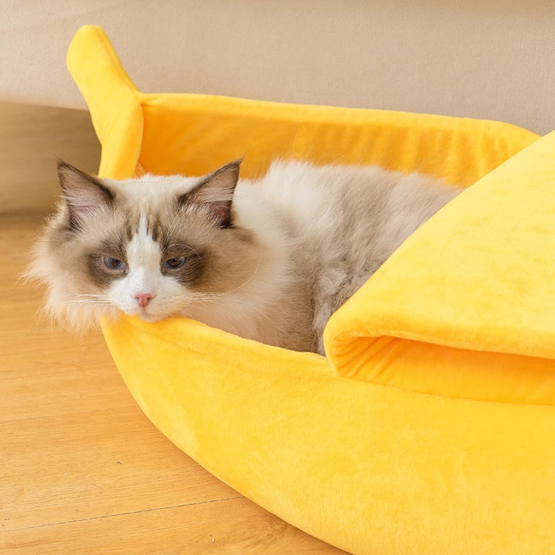 Banana Cat or Dog Bed