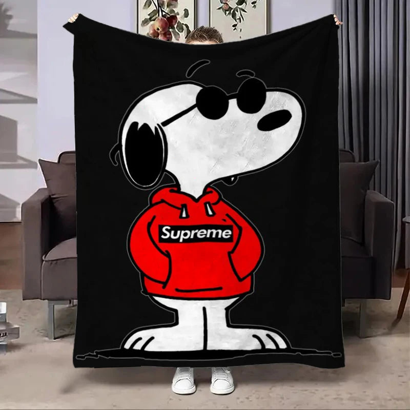 Disney Snoopy Flannel Fluffy Fleece Blanket