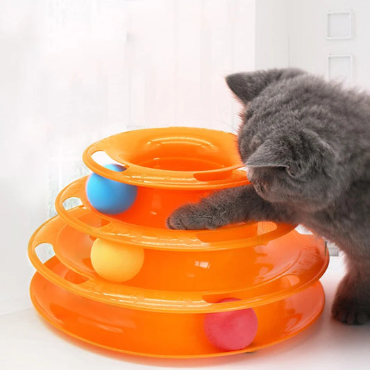 Pet cat toy Three-layer ball