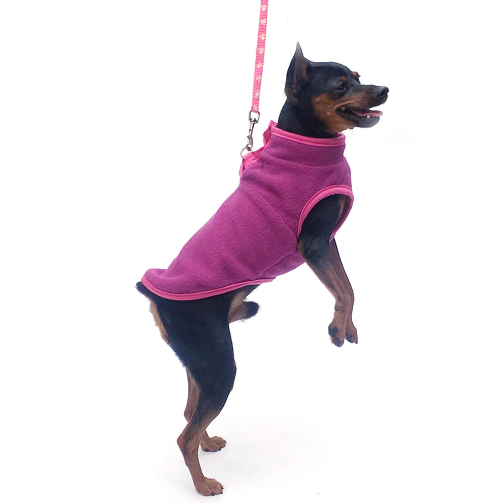 Winter Dog Clothes Soft Fleece Warm Vest for Small Dogs