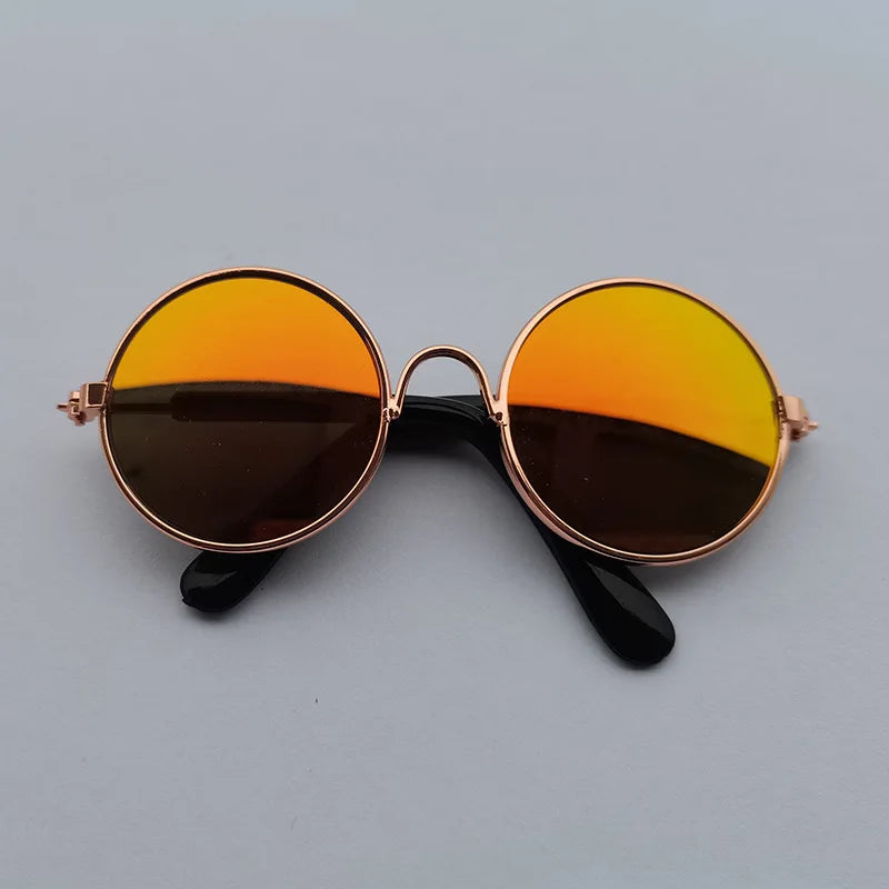 Lovely Vintage Round Cat Sunglasses Reflection Eye Wear Glasses
