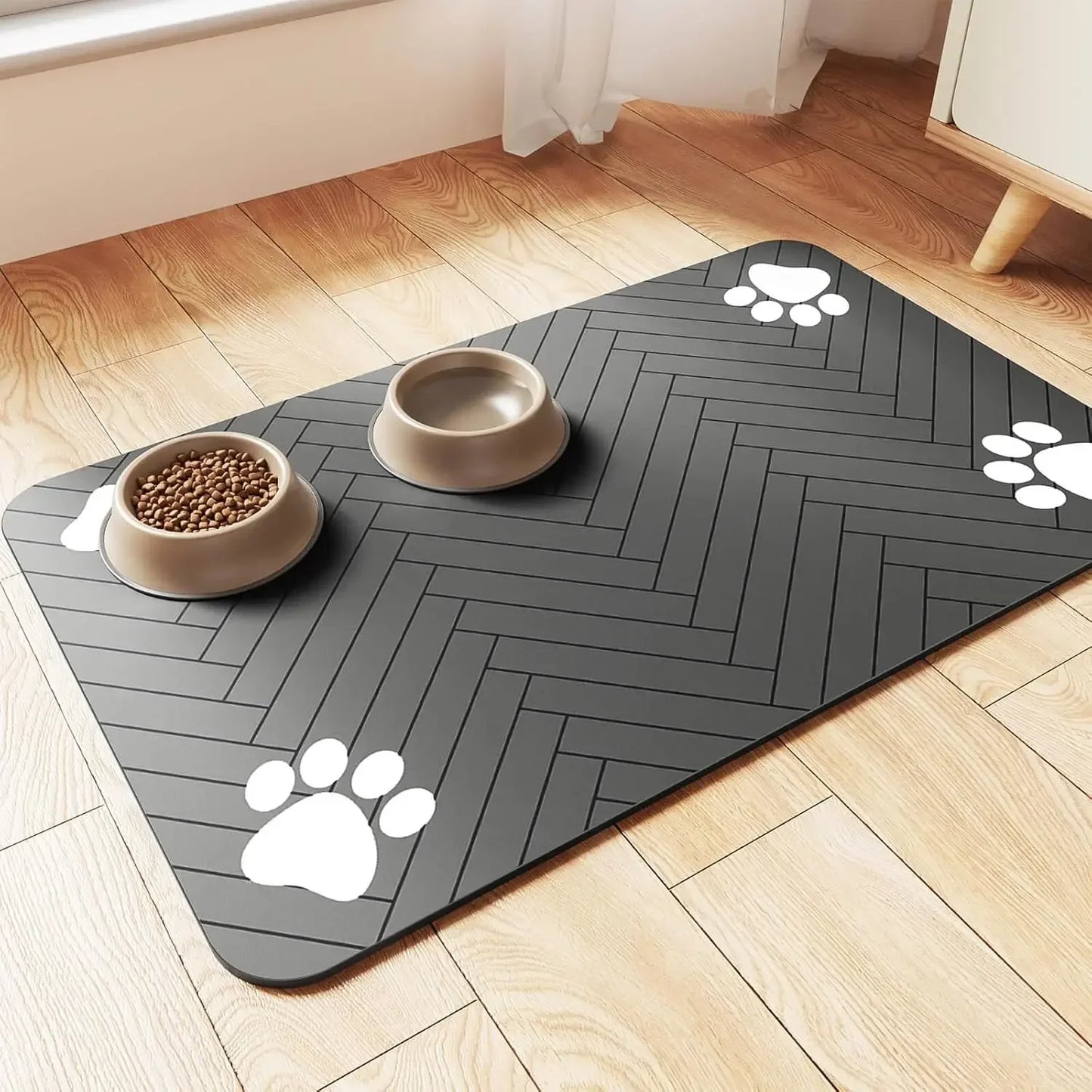 Pet Feeding Mat-Absorbent Pet Placemat