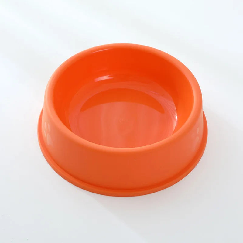 High quality solid color pet bowl