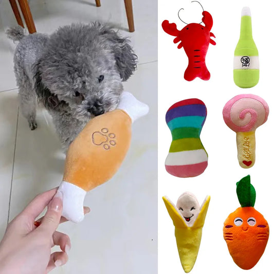 Puppy Dog Cat Squeaker Toys