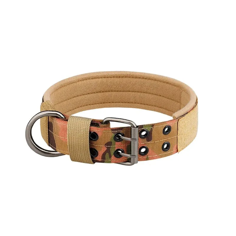 1pc Adjustable And Durable Nylon Tactical Pet Dog Collar