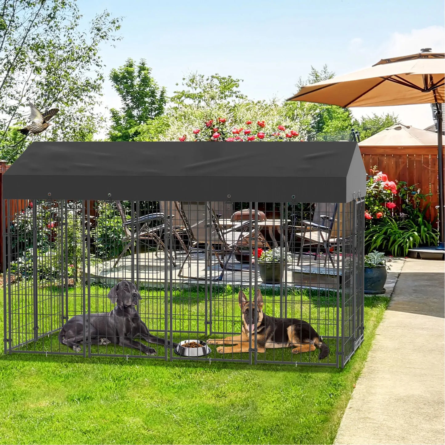 Extra Large Dog Cage Heavy Duty Pet Run Enclosure.