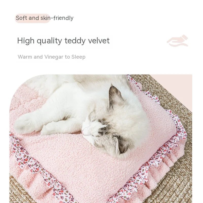 Pet Lace Sleeping Mat Cats and Dogs