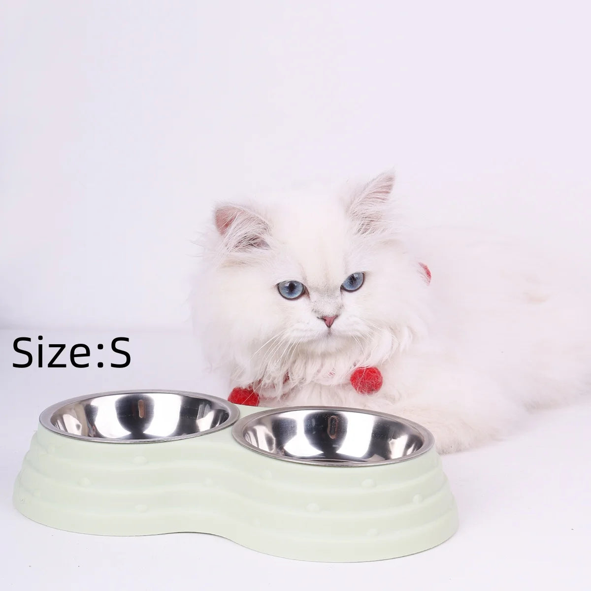 1PC Stainless Steel Pet Bowl For Dogs And Cats.